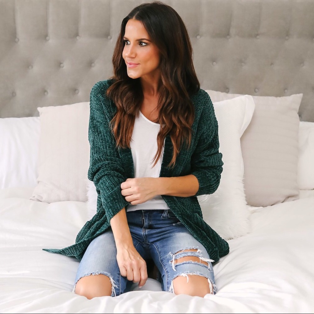 FINAL-NO OFFERS‼️Starstruck Chenille Cardigan - Picture 3 of 7